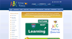Desktop Screenshot of abcteachingresources.com